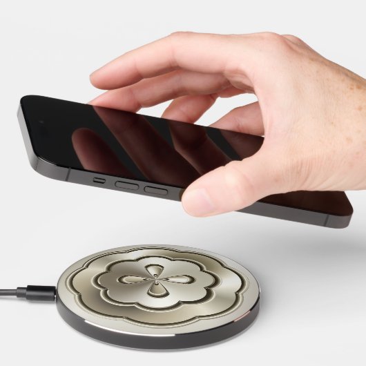 Silver Plate Wireless Charger (Hand)