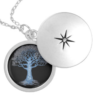 Silver Plated Family Tree Necklace