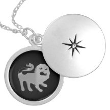 Silver Plated Necklace - Lion Horoscope