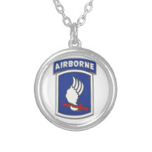 Silver Plated Necklace with 173d Airborne Pendent