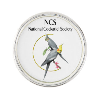 Silver Plated Round Label Pin