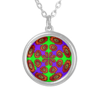 Silver Plated Round Necklace