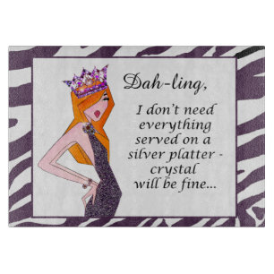 Silver Platter DIVA Cutting Board