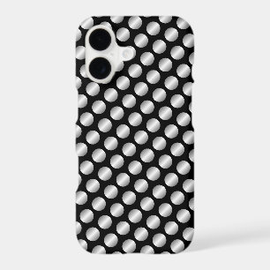Silver Polka Dot Design iPhone 17 Case