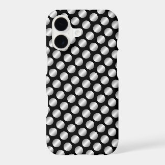 Silver Polka Dot Design iPhone 17 Case