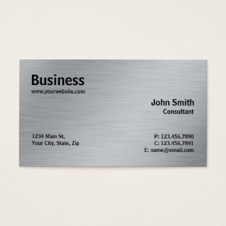 Silver Business Cards & Templates | Zazzle