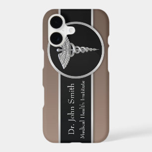 Silver Professional Medical Caduceus iPhone 17 Case