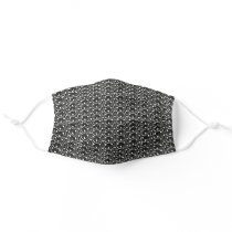 Silver Punk Chain Link Style Pattern Adult Cloth Face Mask Silver Punk Chain Link Style Pattern Adult Cloth Face Mask