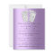 Silver Purple  Baby Shower Feet Boy Girl 3d Violet