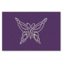 Silver Purple Celtic Butterfly Curling Knots Tissue Paper