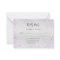 Silver purple glitter elegant wedding RSVP