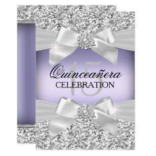 purple quinceañera invitations zazzle