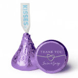Silver Purple Wedding Thank You Hershey®'s Kisses® Silver Purple Wedding Thank You Hershey®'s Kisses®
