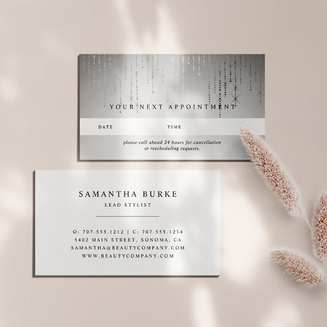 Silver Rain Appointment Cards (Creator Uploaded)