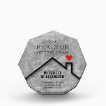 Silver Realtor Acrylic Award<br><div class="desc">Custom acrylic block is fully customizable and can be used for recognition,  appreciation,  retirement,  service award for real estate office,  realtor,  broker,  agent,  you name it. MATCHING items in our store.</div>