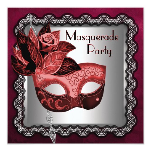 Masquerade Invitation Card 5