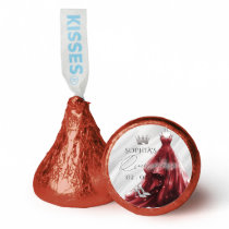 Silver Red Dress Princess Quinceañera  Hershey®'s Kisses®