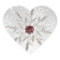 silver red snowflakes winter wedding stickers