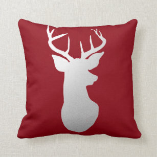 Deer Silhouette Pillows Decorative Throw Pillows Zazzle