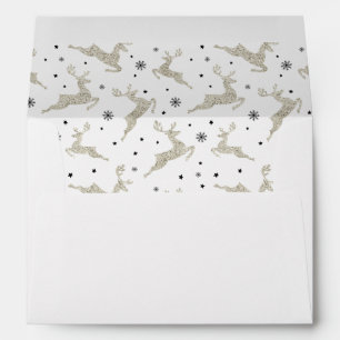 Silver Reindeers Envelope