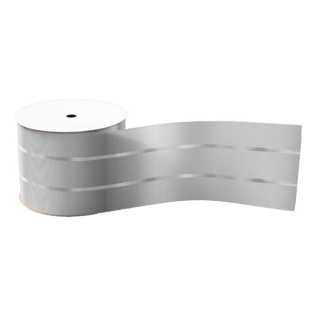 Silver Ribbon Bow Bridal Shower (Spool)