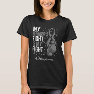 Silver Ribbon Neighbor Dyslexia Awareness T-Shirt