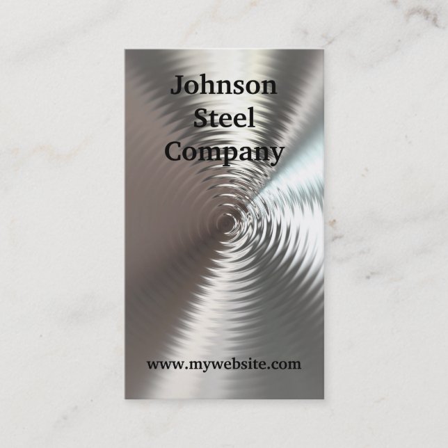 Silver Ripples Business Cards (Front)