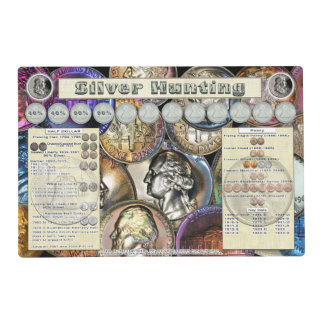 Silver Rolls Hunting Placemats