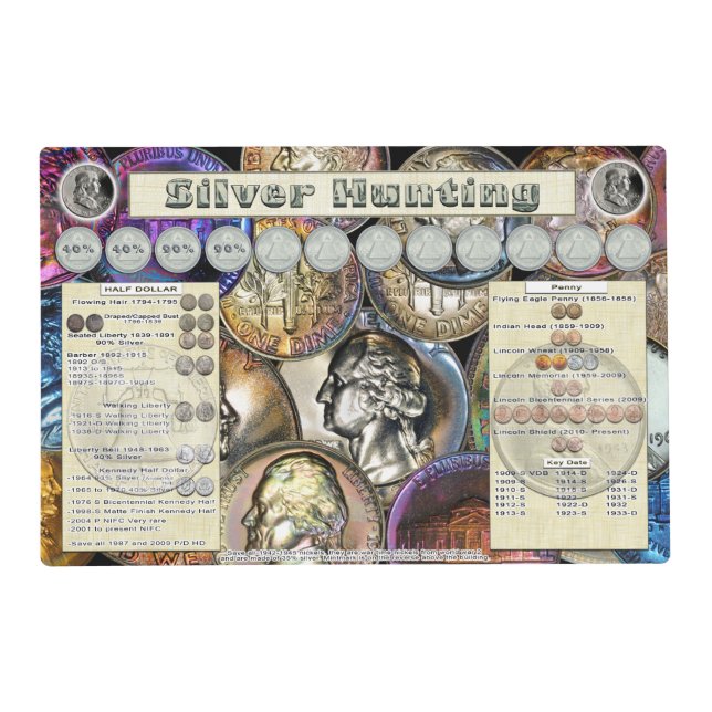 Silver Rolls Hunting Placemats (Front)