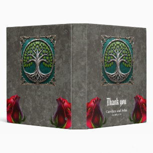 Silver Roots of Eternity – Tree of Life. 3 Ring Binder
