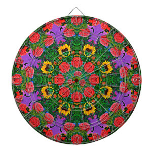 Silver Rose Rings  Dart Board