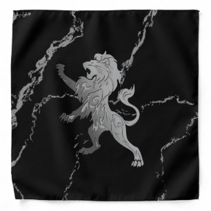 Silver Royal Lion Bandana