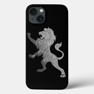 Silver Royal Lion iPhone 13 Case