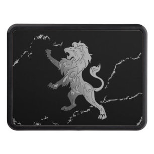 Silver Royal Lion Hitch Cover