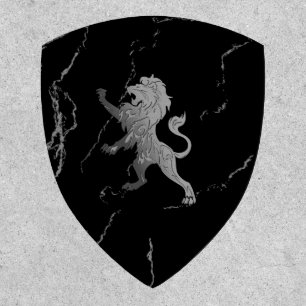 Silver Royal Lion Patch