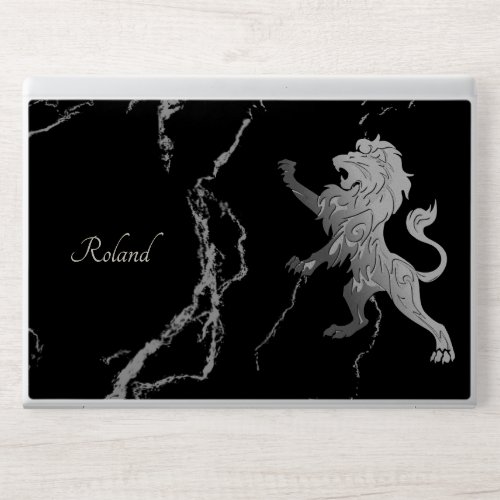 Silver Royal Lion Personal HP Laptop Skin