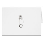 silver safety pins (Front Horizontal)