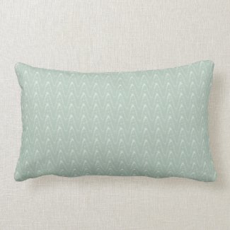 Silver Sage Cross Wave Indoor Lumbar Pillow