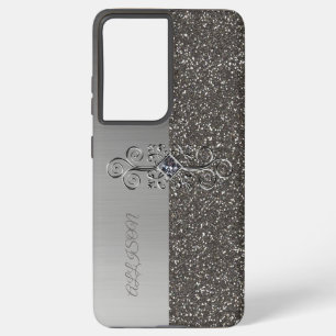Silver Samsung Galaxy S21 Ultra Case
