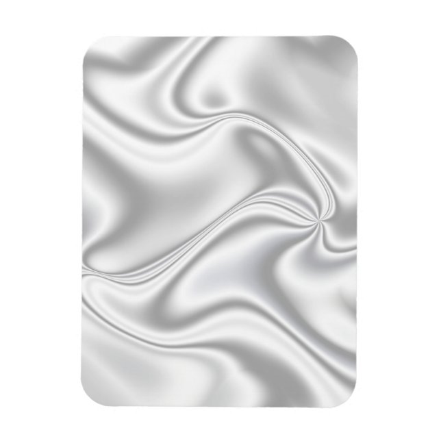 Silver Satin Magnet (Vertical)