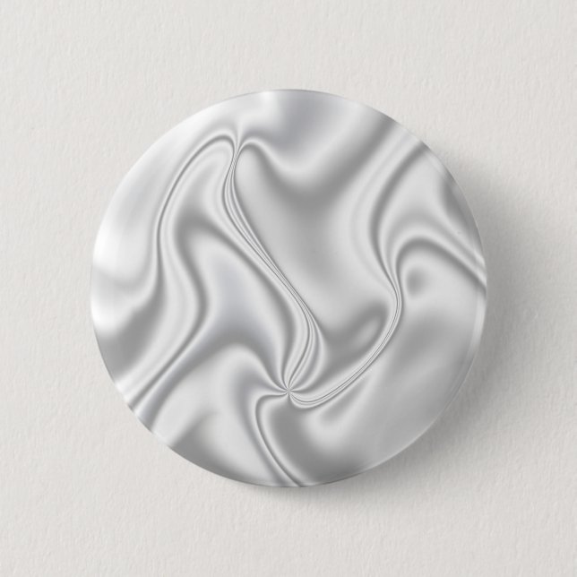 Silver Satin Pinback Button (Front)
