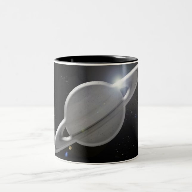 silver saturn mug (Center)