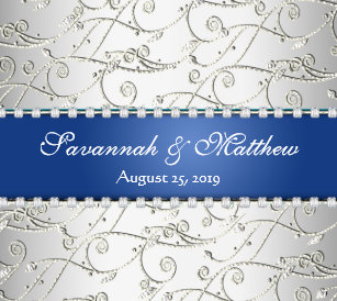 Royal Blue Silver Save The Gifts On Zazzle Silver Save The Date Royal Blue Wedding Seal