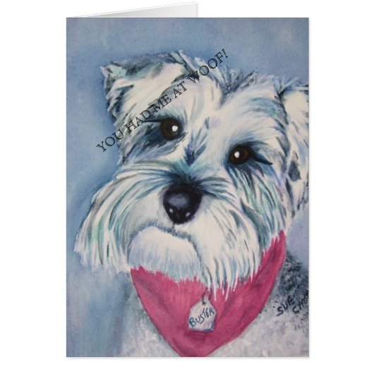 SILVER SCHNAUZER CARDS (Front)