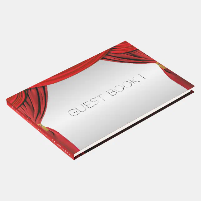 Silver Screen Movie Theme Guest Book Zazzle