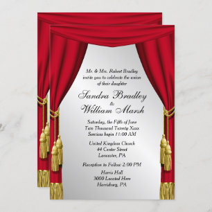 Silver Screen Wedding Invitation
