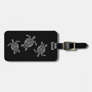 turtle luggage tag