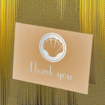 silver seashell - Thank you