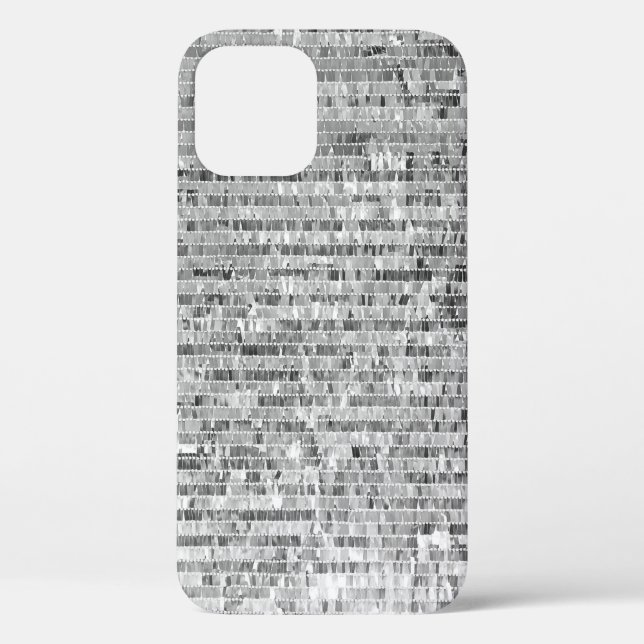 Silver sequins, glamorous seamless background. Case-Mate iPhone case (Back)