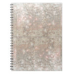 Silver Sequins Notebook at Zazzle